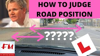 How to judge road position  how to judge car width while driving [upl. by Aerol282]