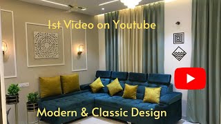 Modern amp Classic  2BHK Interior Design  Interior design ideas  Pride World City  Pune [upl. by Ainna246]