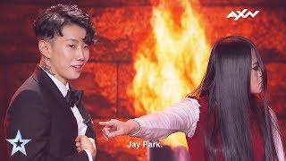 The Sacred Riana Spooked Jay Park  Results Show  Asias Got Talent 2017 [upl. by Oicor]