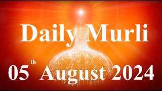 Daily Murli English 5 August 2024daily English murlimurli in EnglishEnglish murli todayMurli [upl. by Acinomahs]