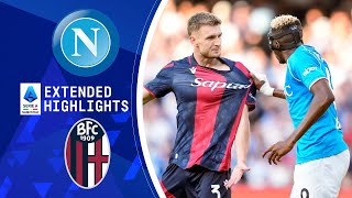 Napoli vs Bologna Extended Highlights  Serie A  CBS Sports Golazo [upl. by Haym869]