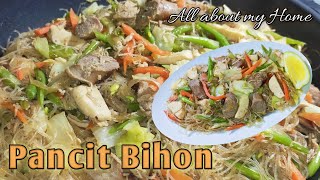 Pancit Bihon  Simple and Easy  allaboutmyhome [upl. by Ainad]