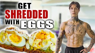 5 Healthy EGG Breakfast Meals  SHREDDED  MUSCLE [upl. by Cobby]