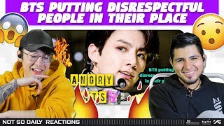 NSD REACT  BTS putting disrespectful people in their place [upl. by Sana]