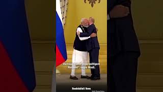 Zu Gast bei Putin Indiens Premier Modi lobt Beziehungen zu Russland [upl. by Hahn]