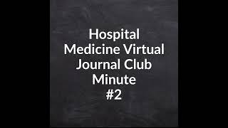 HMVJC Minute 2  Phenobarbital for Alcohol Withdrawal Syndrome March 17 2021 [upl. by Cilegna]