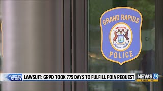 Lawsuit GRPD took 775 days to fulfill FOIA request [upl. by Danieu826]