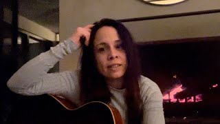 Charlene Clarke covers Patti Smith  Dancing Barefoot Acoustic Cover [upl. by Ahsilahk]