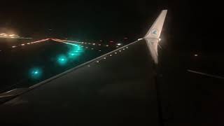 Luxair Luxembourg Airlines Boeing 737700W landing at LuxembourgFindel airport Luxembourg [upl. by Hammock]