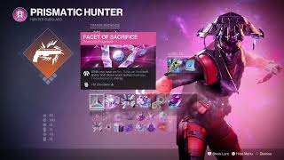 New Prismatic solar Pve Build ampFashion for Hunter with Gifted Conviction season 24 Destiny 2 [upl. by Ydolem993]