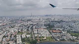 Landing at Ho Chi Minh Airport [upl. by Aek]