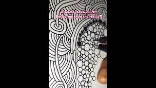 Small circles in making ink art artwork drawing original reality [upl. by Eentrok]