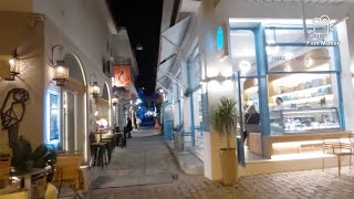 Skiathos Town Street walk at night [upl. by Avrom]