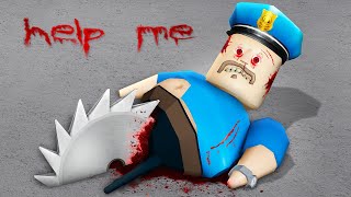 WHO DID THAT TO BARRY in BARRYS PRISON RUN New Scary Obby Roblox [upl. by Napra101]