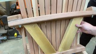 Update for Adirondack Chair and Rocker  Racking fix and Prevention [upl. by Tressia]