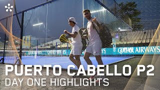 Puerto Cabello P2 Premier Padel Highlights day 1 men [upl. by Saraann]