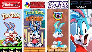 Evolution of Tiny Toon Adventures Games gamehistoryevolutiongame [upl. by Saunder]