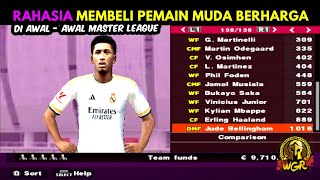 RAHASIA Membeli Pemain Muda Berharga di Awal Master League PES 2024 PS2 [upl. by Donnie562]