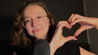 ASMR triggers I LOVE inaudible with layered sounds invisible scratching trigger words echoed [upl. by Notlad]