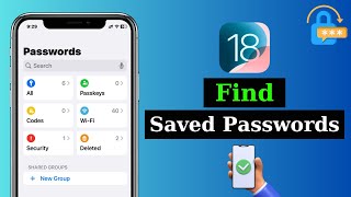 How To Find Saved Passwords on iPhone iOS 18 All Saved Passwords [upl. by Chandra31]