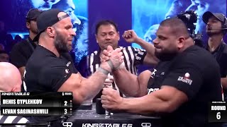 Denis Cyplenkov vs Levan Saginashvili Armwrestling [upl. by Hendricks]