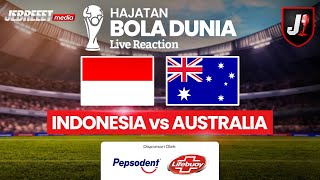 🔴INDONESIA VS AUSTRALIA  KUALIFIKASI PUTARAN 3 HAJATAN BOLA DUNIA 2026  LIVE REACTION [upl. by Rosenblast]