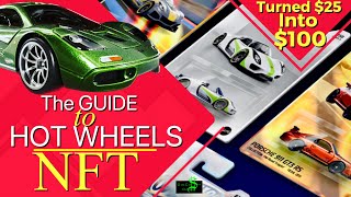 ULTIMATE HOT WHEELS NFT GUIDE  HOW TO BUY amp SELL First Experience and HIT a SUPER RARE REDEEMABLE [upl. by Annahahs]