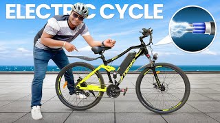 MS Dhoni bhi chalate hai ye  Electric Cycle in India 2024  Long Range EMotorad EMX Review [upl. by Altheta]