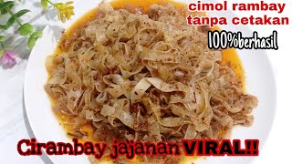 RESEP CIRAMBAY JAJANAN YANG LAGI VIRAL 100 BERHASIL [upl. by Cumine]