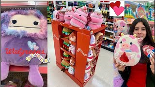 NEW 2024 Valentines Day SQUISHMALLOWS at Walgreens Bigfoots cows and more [upl. by Junia]