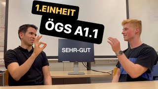 ÖGS A11 1Einheit Österreichische Gebärdensprache [upl. by Barthold]