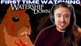 MOST SHOCKING CARTOON Watership Down 1978 Reaction Commentary FIRST TIME WATCHING [upl. by Anaerb]