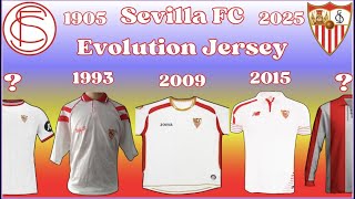 Sevilla FCs MOST ICONIC Shirts of All Time  History Jersey Football [upl. by Zoellick]