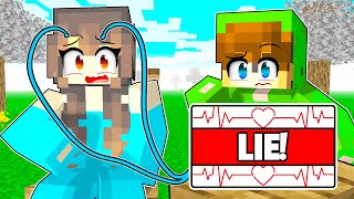 Using LIE DETECTOR on my CRUSH in Minecraft Tagalog [upl. by Beitnes]