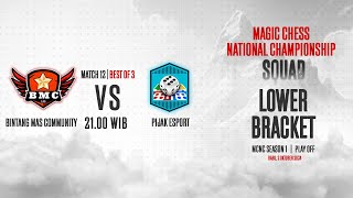 LIVE MCNC PLAY OFF • Match 12•BMC vs PE  MAGIC CHESS INDONESIA magicchesslivestream [upl. by Xenos]