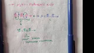 Resonance Structures of Hydrazoic acid [upl. by Gorman482]