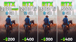 20 Games on RTX 2070 SUPER vs RTX 2080 Ti vs RTX 3060 Ti vs RTX 3070 in 2023  1440p [upl. by Ravel]