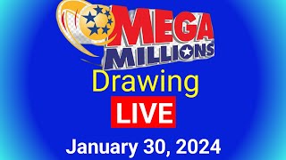 Mega Millions Drawing Results Live Tuesday January 30 2024  mega Millions drawing [upl. by Eshman927]