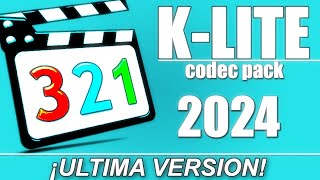 Descargar e Instalar KLITE CODEC PACK Ultima Versión 2024 ¡GRATIS [upl. by Delbert]