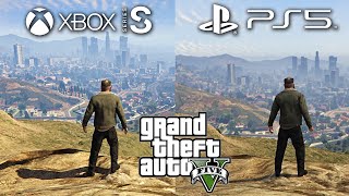 GTA V NEXT GEN  Xbox Series S vs PS5  Comparación 2024 🎮 [upl. by Chader800]