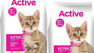 active kitten ocean fish।।cat food review [upl. by Fredericka]