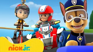 PAW Patrol Bike Rescues and Adventures 🚲 10 Minutes  Nick Jr [upl. by Wallie]