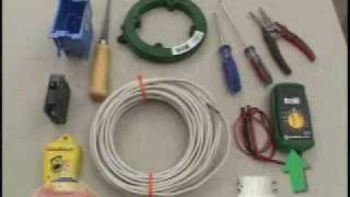 1 of 3 in floor heating Radiant Heat wire DIY MASTERHEAT in floor installation video [upl. by Nylyrehc]