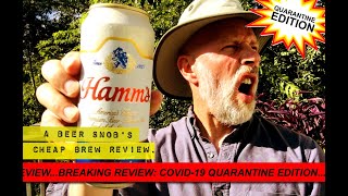 Hamms Beer Review by A Beer Snobs Cheap Brew Review [upl. by Flowers]