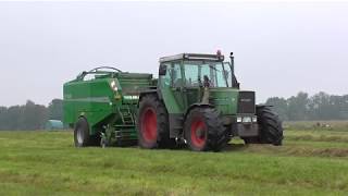 Grasballen Pressen 2017Fendt Favorit 612LSAMcHale Fusion 2Wickelkombi Sound [upl. by Codel]