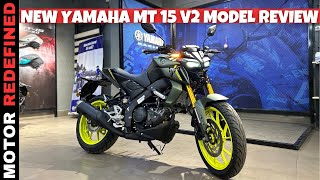 2024 Yamaha MT15 V20 Updated Model Review  All Changes On Road Price Features amp Exhaust Sound [upl. by Anahsal553]