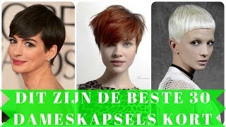 Dit zijn de beste 30 dameskapsels kort [upl. by Aileme]