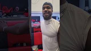 A Happy Houston Texans linebacker Azeez AlShaair on being back from knee injury [upl. by Yxel]