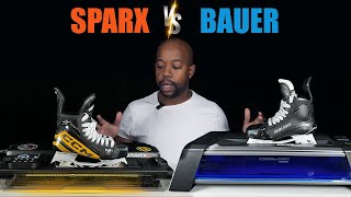 Bauer Prosharp AdvantEdge Skate Sharpener vs Sparx 3 Review  Best hockey home skate sharper [upl. by Stesha444]