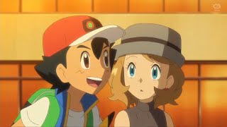 Ash and Serena reunites full  Pokemon Journey [upl. by Adnamaa]